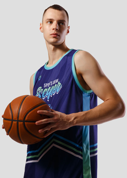 Мужская баскетбольная майка с лампасом BSK-A13.1-SUBL